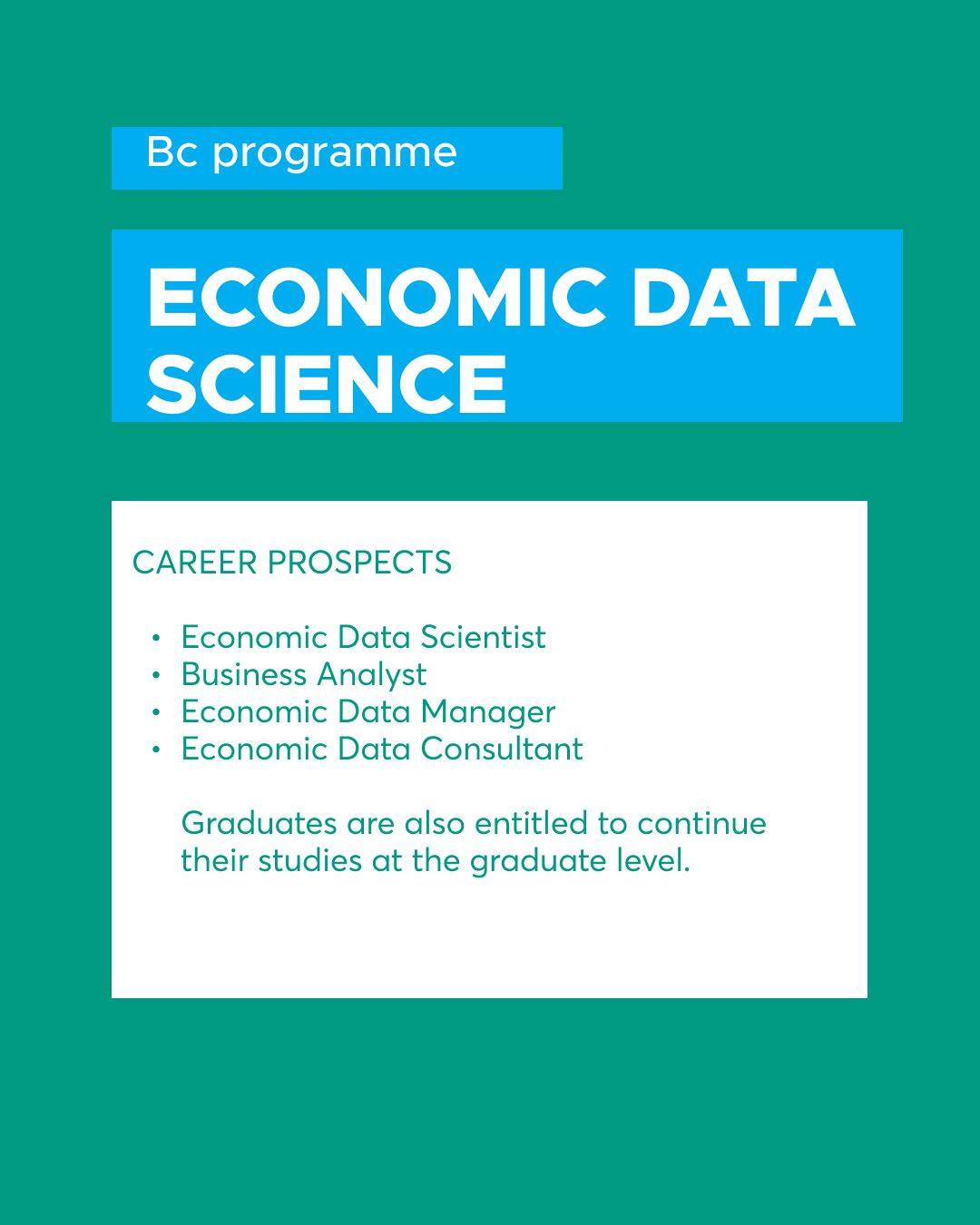 👉Are you looking for a Bachelor’s programme? Do you want to become an expert in data science?
‼Discover our top choice for you – the undergraduate program Economic Data Science!
APPLICATIONS are OPEN!
#askstudents #pragueuniversityofeconomicsandbusiness
@fis_vse
#fisbachelor #datascience #dataanalyst
Vfis #datamanager #studyinprague #askstudents