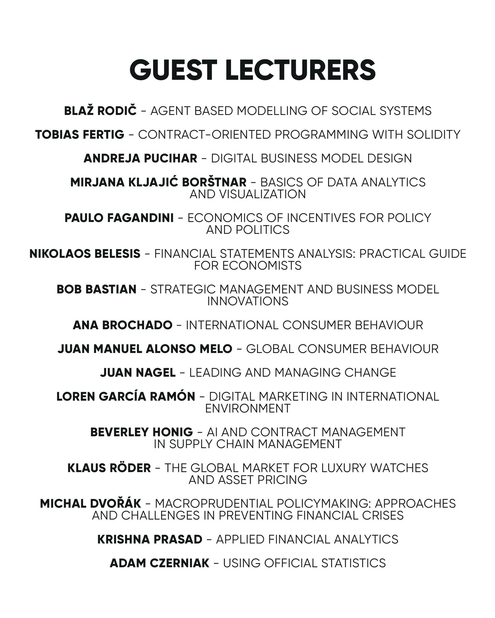 🇨🇿✨ International Week je tady! ✨
Na Vysoké škole ekonomické v Praze (VŠE) přivítáme tento týden 15 hostujících profesorů ze 11 různých zemí.
Každý z hostujících učitelů nabídne jeden intenzivní kurz pro studenty VŠE. Tedy máte jedinečnou možnost vystudovat kurz na zajímavé téma vedený odborníkem ze zahraničí— a získat tak mezinárodní zkušenost přímo zde na VŠE. 🌍📚
👉Užijte si výuku a nezapomeňte se s námi podělit o to, jak se vám váš kurz líbí!
🇬🇧✨ International Week is here! ✨
We are happy to welcome 15 guest professors from 11 different countries to the Prague University of Economics and Business (VŠE).
Each professor is offering one intensive course, giving VŠE students a great opportunity to choose an exciting topic taught by an international expert — and enjoy a global experience right here at VŠE. 🌍📚
👉Enjoy the classes, and don’t forget to share with us how you like your course!
#internationalweek #guestprofessors #intensivecourses #greatclasses #international