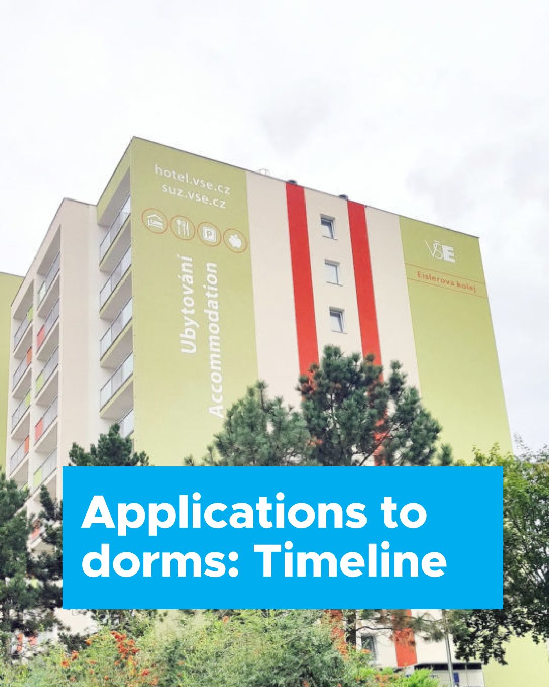 🏡 Looking for accommodation in Prague?
Good news! VŠE guarantees a spot in dormitories for all international students 💙
No need to stress about finding a shared flat — you’ve got a place with us!
📅 Check the dormitory application timeline and make sure to apply on time.
#VSEPrague #StudyInPrague #StudentLife #InternationalStudents #PragueLife #dormitories #askstudents