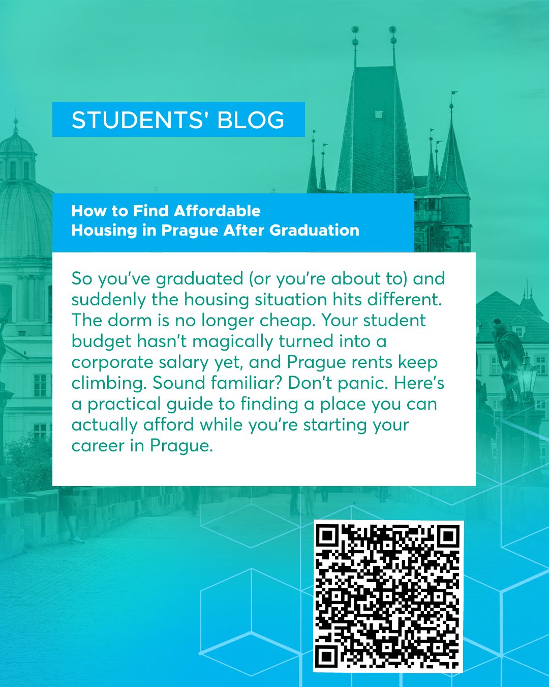 👉Read the new blog by Amrita, ISM student
📍Because your student dorm days are almost over and rent prices just got real
So you’ve graduated (or you’re about to) and suddenly the housing situation hits different. The dorm is no longer cheap. Your student budget hasn’t magically turned into a corporate salary yet, and Prague rents keep climbing. Sound familiar? Don’t panic. Here’s a practical guide to finding a place you can actually afford while you’re starting your career in Prague.
📍Why Housing Gets Harder After Graduation
As a student, VŠE dorms were the easy option: cheap, close to campus, and no hassle. But once you graduate, dorm prices often go up significantly for non-students, or you lose eligibility altogether. Meanwhile, Prague’s rental market has been getting more expensive every year, especially in central areas. The average rent for a one-bedroom apartment in Prague is now easily 18,000–28,000 CZK depending on the area. That’s a big chunk of an entry-level salary. The good news? There are smart ways to keep your costs down if you know where to look.
👉Read the whole blog at our webpage, more information in bio
#housinginprague #aftergraduation🎓 #movingtoprague #fisgraduates #studentsblog