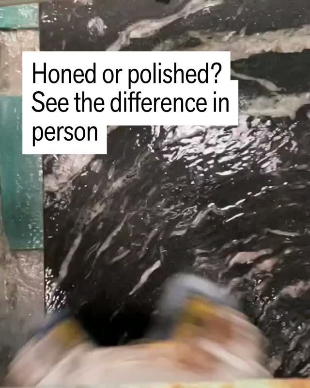 Honed or polished?The finish changes how the slab feels as much as how it looks. Polished stone ....