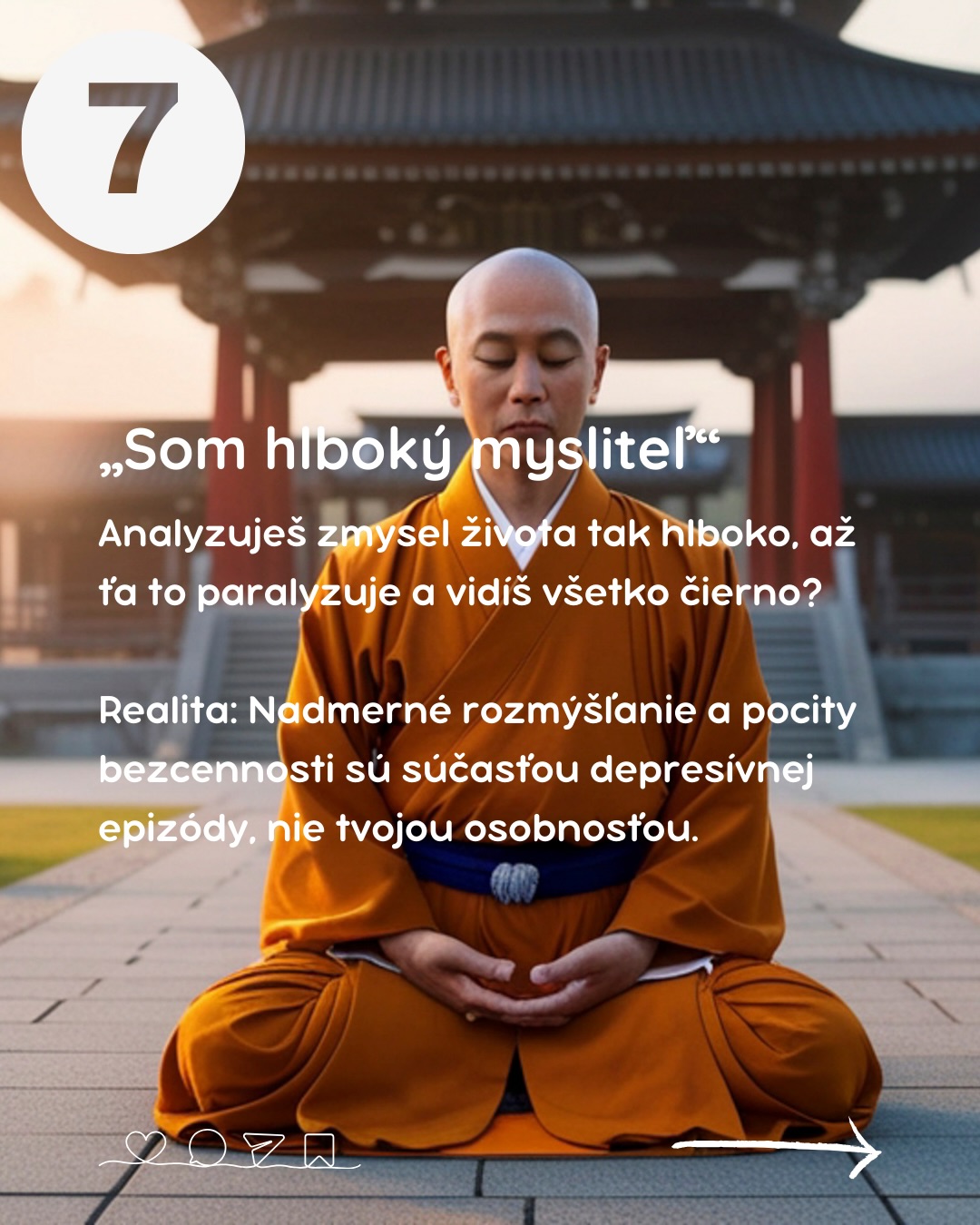 Bipolárna porucha nie je len o tom, že si raz hore a raz dole.🎢
Je to komplexné ochorenie, ktoré sa často nenápadne maskuje za tvoju povahu, životný štýl alebo momentálnu náladu.
Mnoho ľudí roky netuší, že ich „extrémy“ majú meno. Myslia si, že sú proste len príliš ambiciózni, príliš leniví alebo príliš impulzívni.
Pravdou však je, že za tým môže byť biochemická búrka v mozgu, ktorú vôľa ani silná káva nespravia.
Prečo je dôležité o tom hovoriť?
✅ Destigmatizácia: Bipolárna porucha nie je voľba ani charakterová vada.
✅ Skorá pomoc: Čím skôr človek pochopí, čo sa deje, tým skôr vie získať kontrolu nad svojím životom.
✅ Pochopenie: Aby sme prestali súdiť seba aj iných za prejavy, ktoré sú v skutočnosti symptómami.
👉 Prelistuj si carousel a zisti, ktoré nenápadné signály môžu naznačovať, že nejde len o „povahu“.
Ak si sa v týchto bodoch našiel/našla, neznamená to, že si „pokazený/á“.
Znamená to len, že tvoj mozog funguje trochu inak a zaslúži si odbornú pozornosť a starostlivosť. 🧡
💡Pamätaj: Diagnózu stanovuje výhradne odborník (psychiater). Ak máš pochybnosti, neboj sa zaklopať na dvere ambulancie. Je to ten najväčší prejav odvahy.
#dusevnezdravie #bipolarnaporucha #bipolar #mentalnezdravie #stopstigma #maniadepresia #dusevneochorenia
