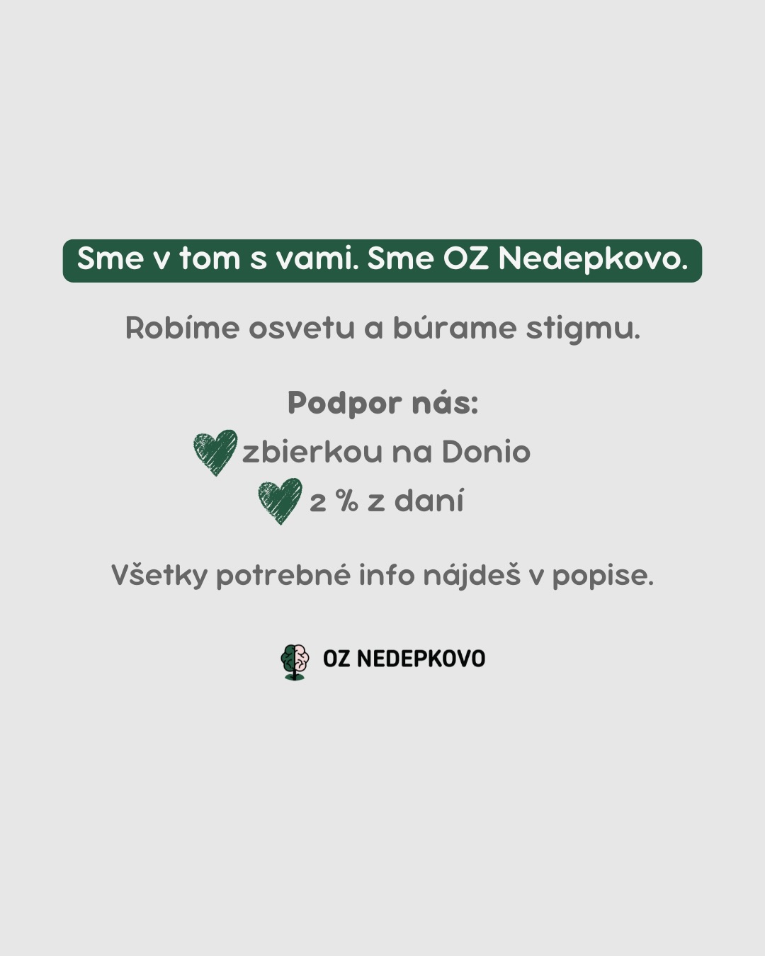 Konečne mi je skvele.“ Alebo je to začiatok mánie?
Mánia (alebo hypománia) nie je len „dobrá nálada“. Je to stav, kedy tvoj mozog 🧠 prepne na plné obrátky a ty pomaly strácaš kontrolu nad volantom.
Najhoršie na nej je, že zo začiatku môže chutiť fantasticky, ale ten pád potom býva tvrdý.😱
4 signály, ktoré by si nemal/a ignorovať:
🚩 Spánok: Necítiš únavu ani po prebdenej noci.
🚩 Myšlienky: Bežia tak rýchlo, že sa o seba potkýnajú.
🚩 Podráždenosť: Tvoj nervový systém skratuje pri každej maličkosti.
🚩 Impulzivita: Robíš rozhodnutia, ktoré majú trvalé následky.
Poznať svoje „red flags“ je superschopnosť, ktorá ti môže zachrániť vzťahy aj zdravie.
Sme v tom spolu. Sme OZ Nedepkovo.🧡
Pomôž nám búrať mýty o duševných ochoreniach:
👉 2 % z dane: Cesta, ktorá ťa nestojí nič navyše.
👉 Donio: Každé euro nám pomáha tvoriť a pomáhať ďalej.
Všetky linky nájdeš v našom Biu. 🔗
Ďakujeme!🧡
#mania #hypomania #bipolarnaporucha #dusevnezdravie #dusevneochorenia