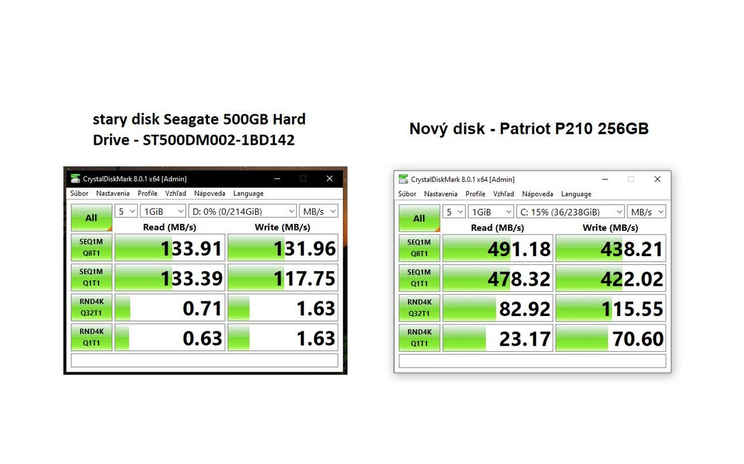 ❌ - DESKTOP PC po 4 rokoch používania ako slimák
⚙️ UPGRADE / Výmena SSD disku na technológií SATA 1 a porovnanie rýchlostí platničkový disk HDD vs. SSD disk
✔️- SSD DISK - keďže doska má SATA 3, využívame plnú rýchlosť disku !
✔️- Vložený AXAGON kovový rámček pre 1x 2.5 "HDD / SSD do 3.5" pozície na uchytenie 2.5" SSD
✔️- Upgrade a doplnenie + 8GB DDR3 RAM
✔️- Keďže zdroj nemá zvyšnú SATA redukciu, vyriešené cez ROLINE napájací FDD 5,25" - 2x SATA
✔️- Preinštalovanie WINDOWS 10 + obnova dát
16GB RAM + SSD - rýchlosť, svižnosť ✅
Kontaktujte nás ➡ https://pc-servis.sk/kontakt/ 📲 +421 944 744 745 ,🖥 info@pc-servis.sk
#SSD #UPGRADESSD #SSDvsHDD #PCSERVIS #ZRYCHLENIEPC #UPGRADERAM