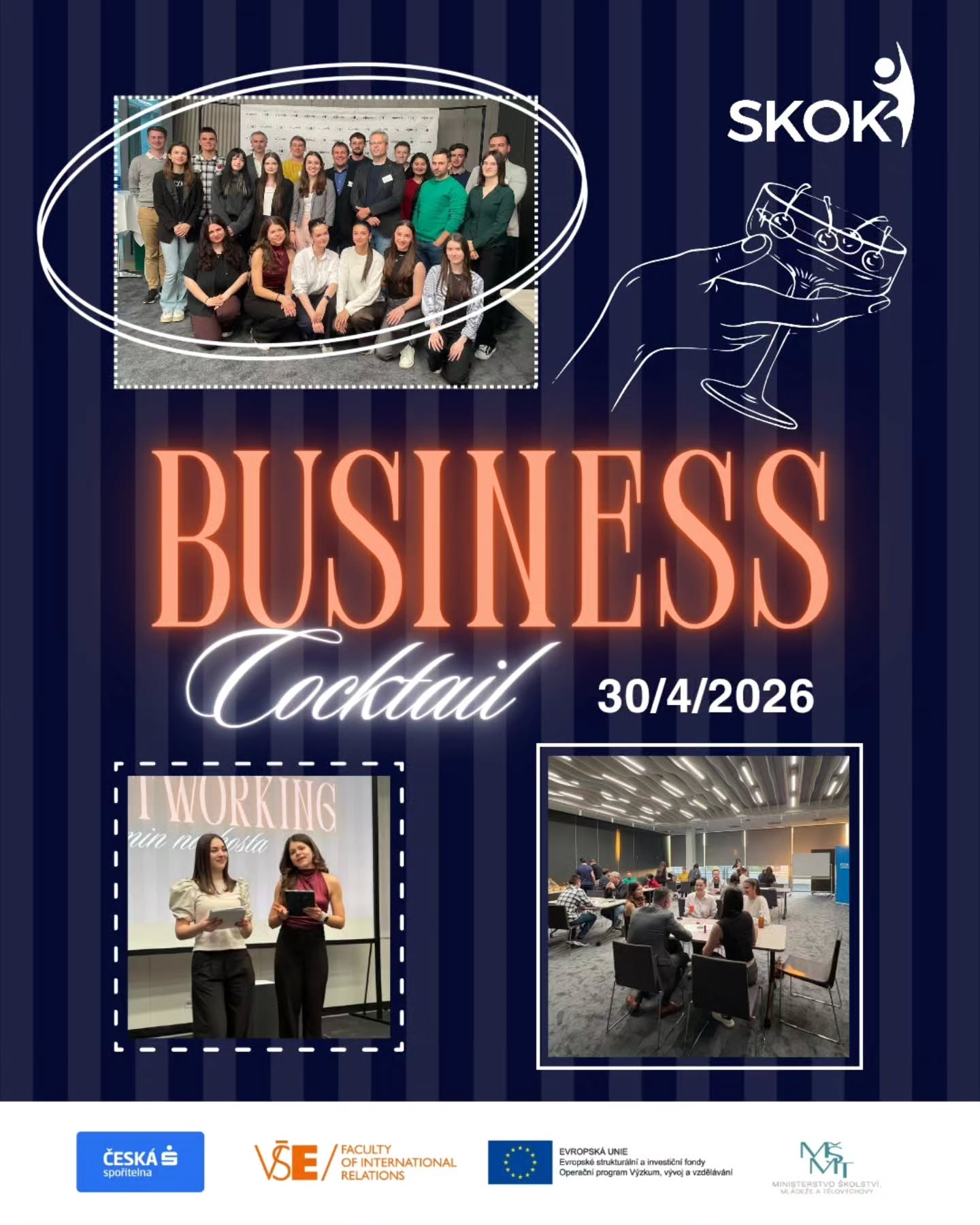 👀 Pojďte se s námi mrknout, jak to letos na Business Cocktailu vypadalo!
Byl to večer plný neuvěřitelné atmosféry, inspirativních rozhovorů a cenných kontaktů. 🥂
Děkujeme všem hostům za předané zkušenosti a vám všem za skvělou energii. 💥
Těšíme se na další společné akce! 🧡
#networking #businesscocktail #studentlife #event #vseprague