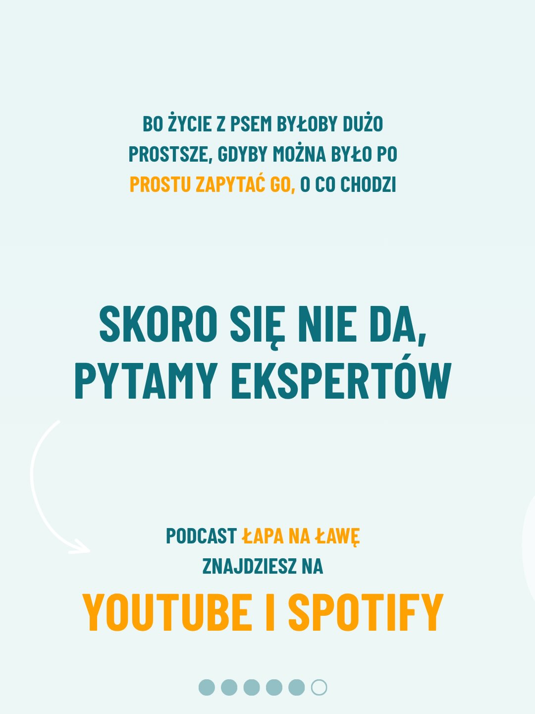 Na co dzień rozmawiamy z Tobą o karmach, składach i żywieniu.
Ale dobrze wiemy, że życie z psem to dużo więcej niż tylko to, co trafia do miski 🐾
💭 Dlaczego pies nadal ciągnie na smyczy, choć tyle razy już to ćwiczyłeś?
💭 Czy spacer to zawsze najlepszy sposób na zmęczenie psa?
💭 Czy z psem można zbudować relację bez kar i presji?
💭 Jak wygląda praca osób, które towarzyszą opiekunom w najtrudniejszych chwilach po odejściu psa?
To tylko część tematów, które poruszamy w Podcaście Łapa na Ławę.
Zapraszamy do niego behawiorystów, trenerów, lekarzy weterynarii, założycieli fundacji pomagających zwierzętom, a nawet osoby pracujące w krematoriach dla zwierząt.
Rozmawiamy z ludźmi, którzy każdego dnia pomagają psom i ich opiekunom - często od zupełnie różnych stron.
Jeśli Podcast Łapa na Ławę nie trafił jeszcze na Twoją playlistę, to dobry moment, żeby nadrobić kilka odcinków 🎧
📍 YouTube
📍 Spotify
Link do podcastu znajdziesz w bio.
👀 Brakuje Ci kogoś wśród naszych gości?
Daj znać w komentarzu ⤵️