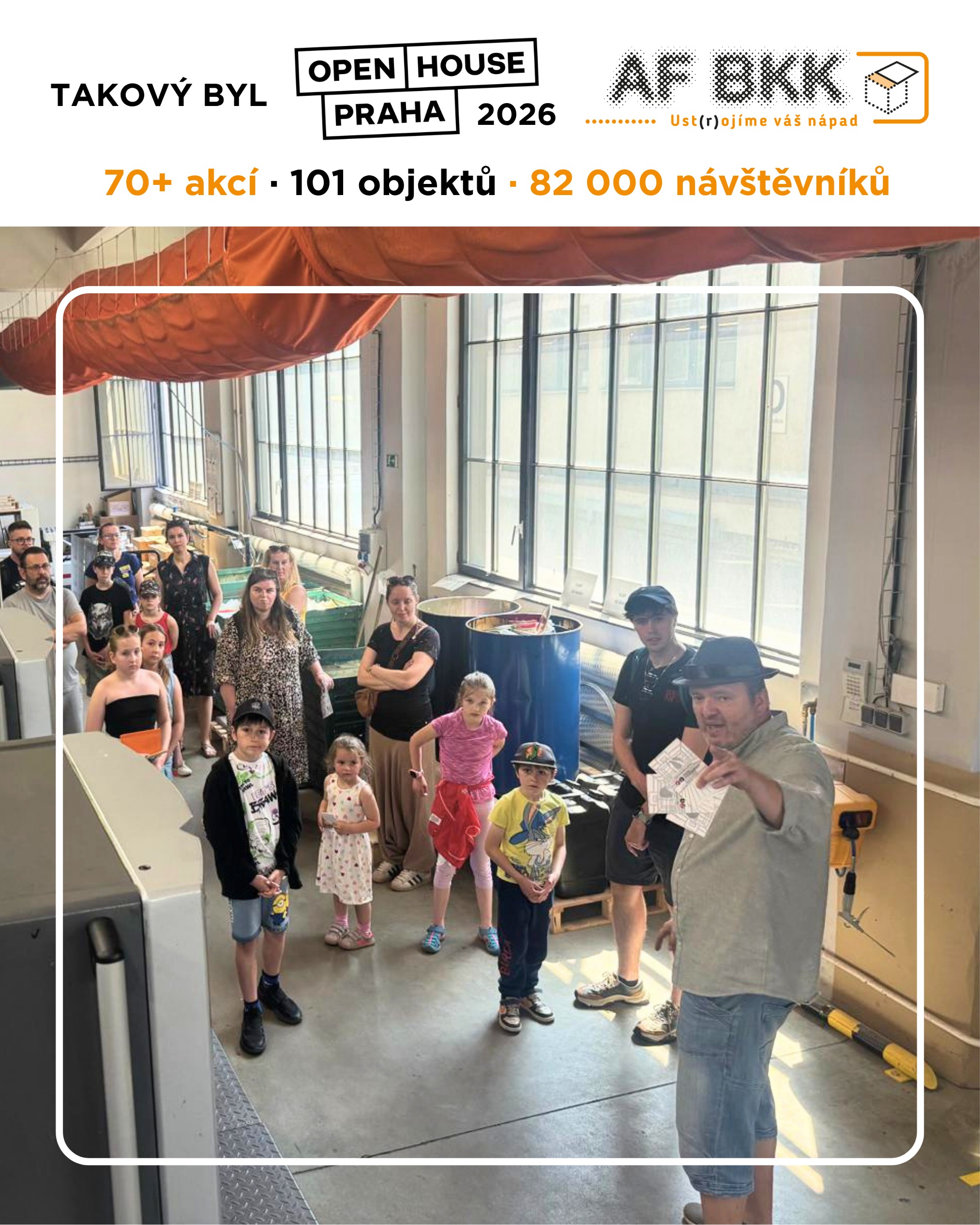 @openhousepraha 2026 je za námi.
V rámci @areal.podkovarska jsme měli příležitost otevřít také dveře tiskárny AF BKK a ukázat návštěvníkům, jak vznikají produkty, které denně potkávají kolem sebe. Děkujeme všem za zájem o polygrafii, tisk i naši práci. Těšíme se na další setkání.