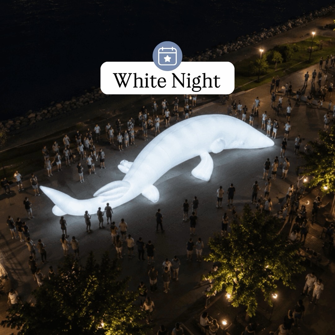 White Night is coming back to Bratislava from 2nd to 4th of October 🤍
Enjoy a night full of immersive contemporary art all over the city. Here are some of our top picks with locations:
📍LUMI SWAY / Kŕdeľ / Drone show
Eurovea
Friday 20:00 & 21:00
📍Oľga Paštéková / The lights are not what they seem
Edison FilmHub
Friday-Sunday 19:00 - 24:00
📍Samuel Hagara / Sféra spojenia
Hotel Kyjev
Friday-Sunday 19:00 - 24:00
📍Rebel Overlay / Strata
Eurovea
Friday-Sunday 19:00 - 24:00
📍Lousy Auber & CTRL Space
Twin City B
Friday-Sunday 19:00 - 24:00
📍Dusts Institute
Eurovea
Friday-Sunday 19:00 - 24:00
Which one do you want to see the most?
All the information can be found on www.bielanoc.sk
Photos: @bielanoc
#bratislava #slovakia #bielanoc #whitenight #slovensko