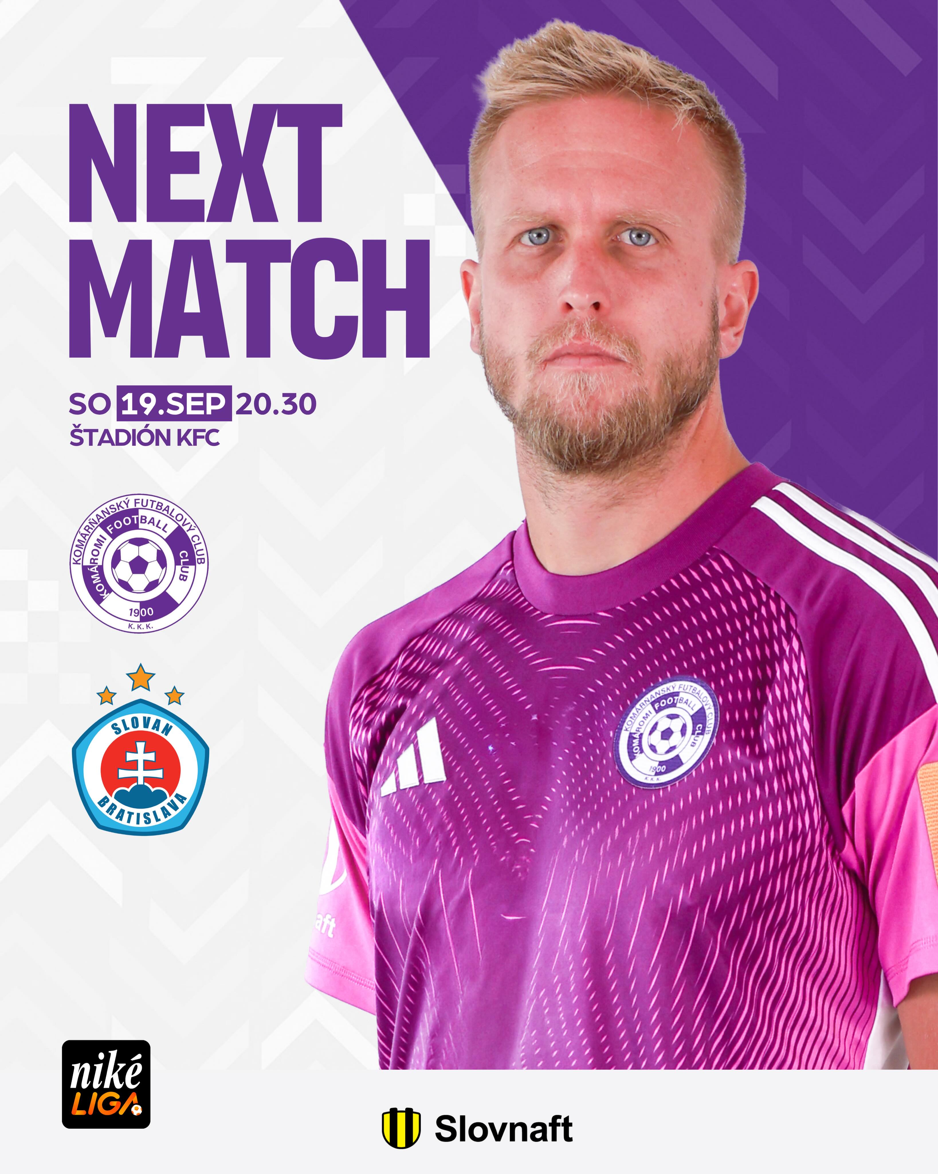 🇭🇺 Szombaton a fővárosiakat fogadjuk hazai pályán ⚔️⚽️
Jegyvásárlás: https://kfckomarno.vipka.app/
Szurkoljunk együtt csapatunknak! 💪
Hajrá KFC! 💜🤍
🇸🇰 V sobotu privítame na domácom ihrisku mužstvo z hlavného mesta ⚔️⚽️
Kúpiť vstupenku: https://kfckomarno.vipka.app/
Pojďme spoločne fandiť nášmu tímu! 💪
Do toho, KFC! 💜🤍