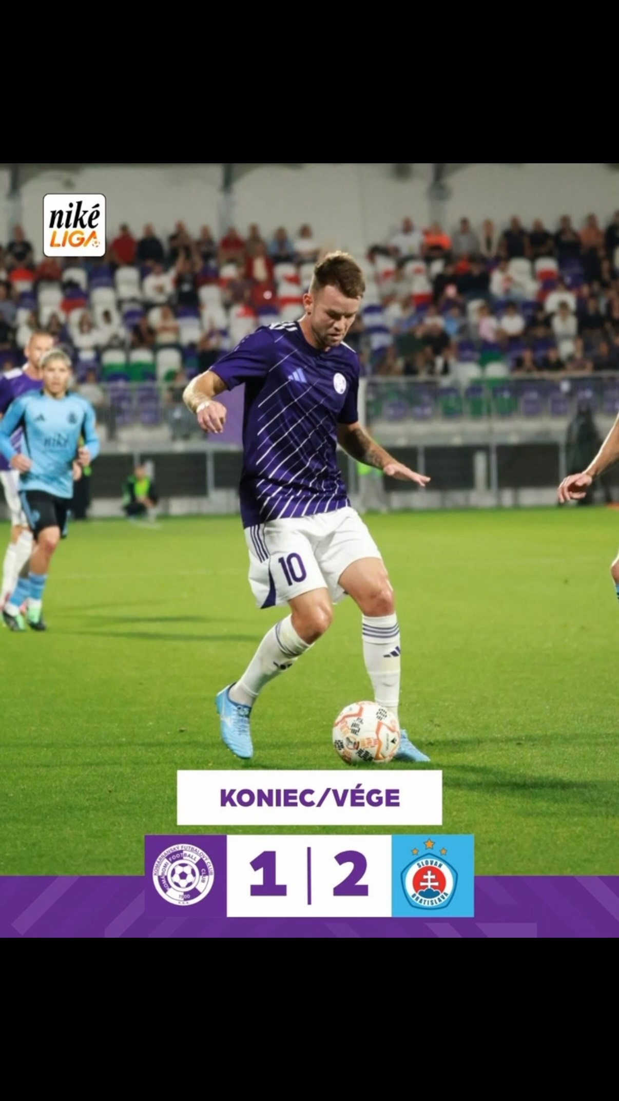 🇭🇺 Jó teljesítmény után sajnos nem sikerült a pontszerzés.
Hajrá KFC! 💜🤍
🇸🇰 Po dobrom výkone sa nám nepodarilo udržať doma body.
Do toho KFC! 💜🤍