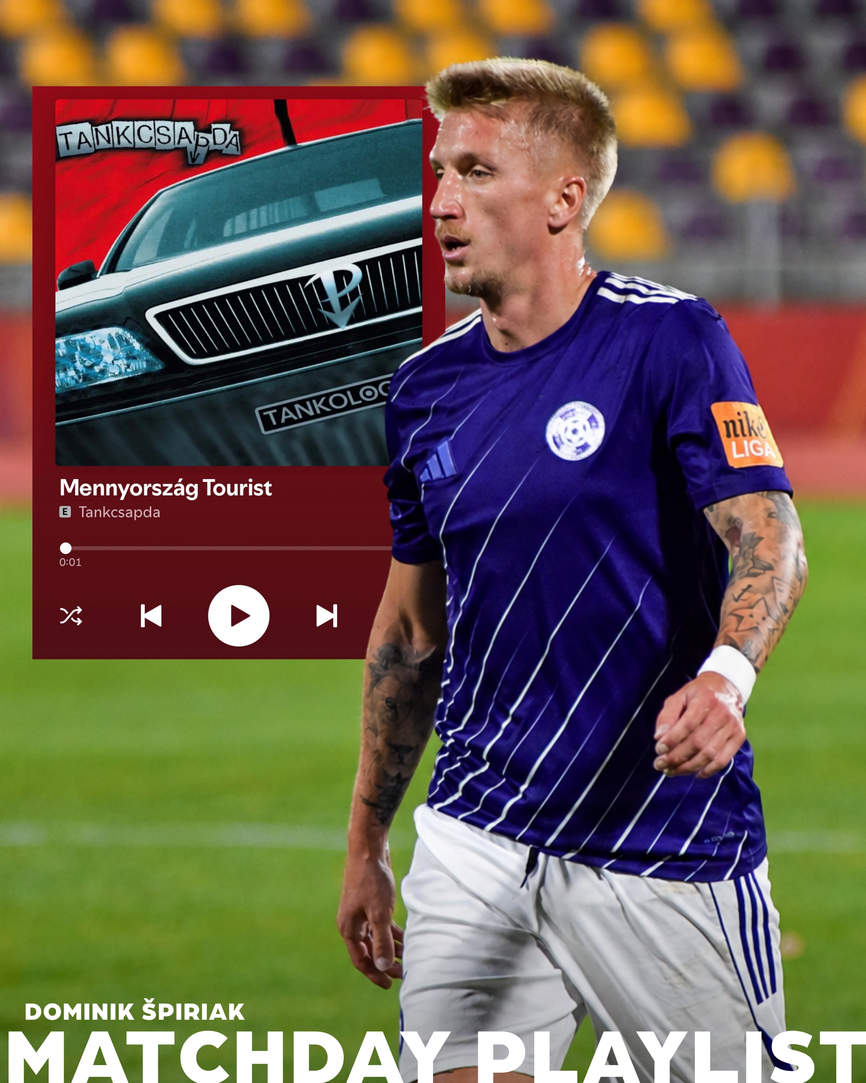 🇭🇺 PLAYER PLAYLIST 🎧
Ezúttal Dominik Špiriak mutatja meg, mi szól nála meccs előtt. 👀
Mondjuk úgy… érdekes választás. 😅🎶
Ti számítottatok erre? 👀
🇸🇰 PLAYER PLAYLIST 🎧
Tentoraz nám Dominik Špiriak ukáže, čo mu hrá pred zápasom. 👀
Povedzme, že… zaujímavý výber. 😅🎶
Čakali ste toto? 👀