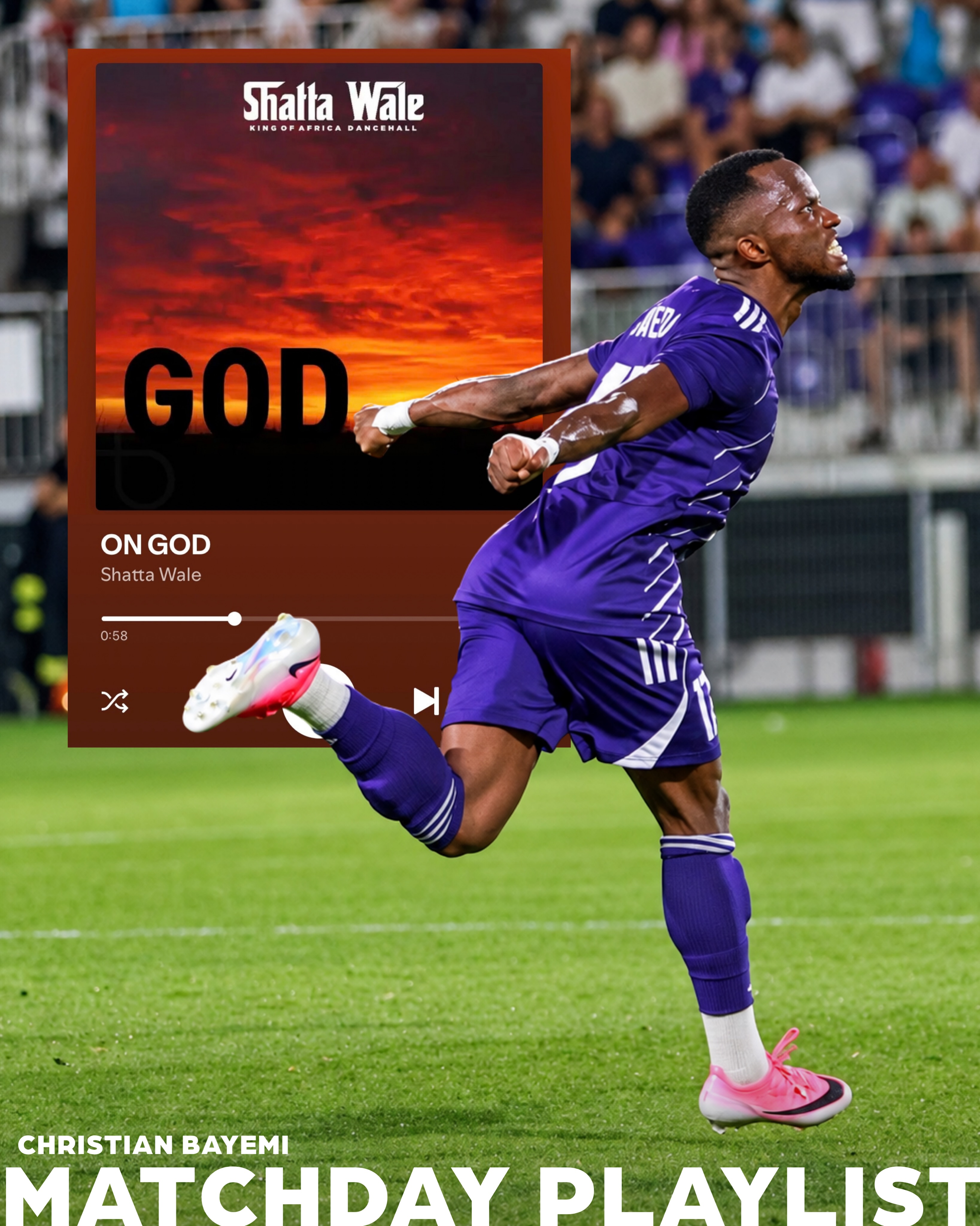 🇭🇺 PLAYER PLAYLIST 🎧
Mi szól a játékosaink fülében meccs előtt? 👀
Új sorozatunkban megmutatjuk, milyen zenével hangolódnak a fiúk a meccsnapokra.
Elsőként: Christian Bayemi és az ő választása.🔥
🇸🇰 PLAYER PLAYLIST 🎧
Čo hrá našim hráčom v slúchadlách pred zápasom? 👀
V novej sérii vám ukážeme, akou hudbou sa chalani naladia na zápas.
Ako prvý: Christian Bayemi a jeho voľba.🔥