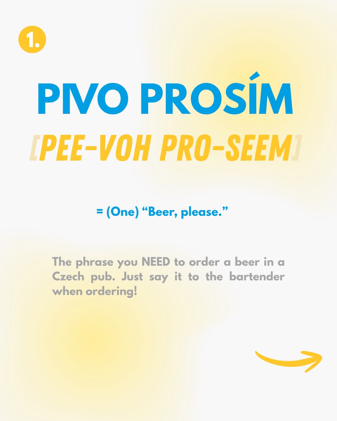 They say beer tastes better when you know how to order it in Czech!👀 These are the 3 phrases for your next Czech pub night!🍻
#czechlanguage #learnczech #czechphrases #czechia #pivo