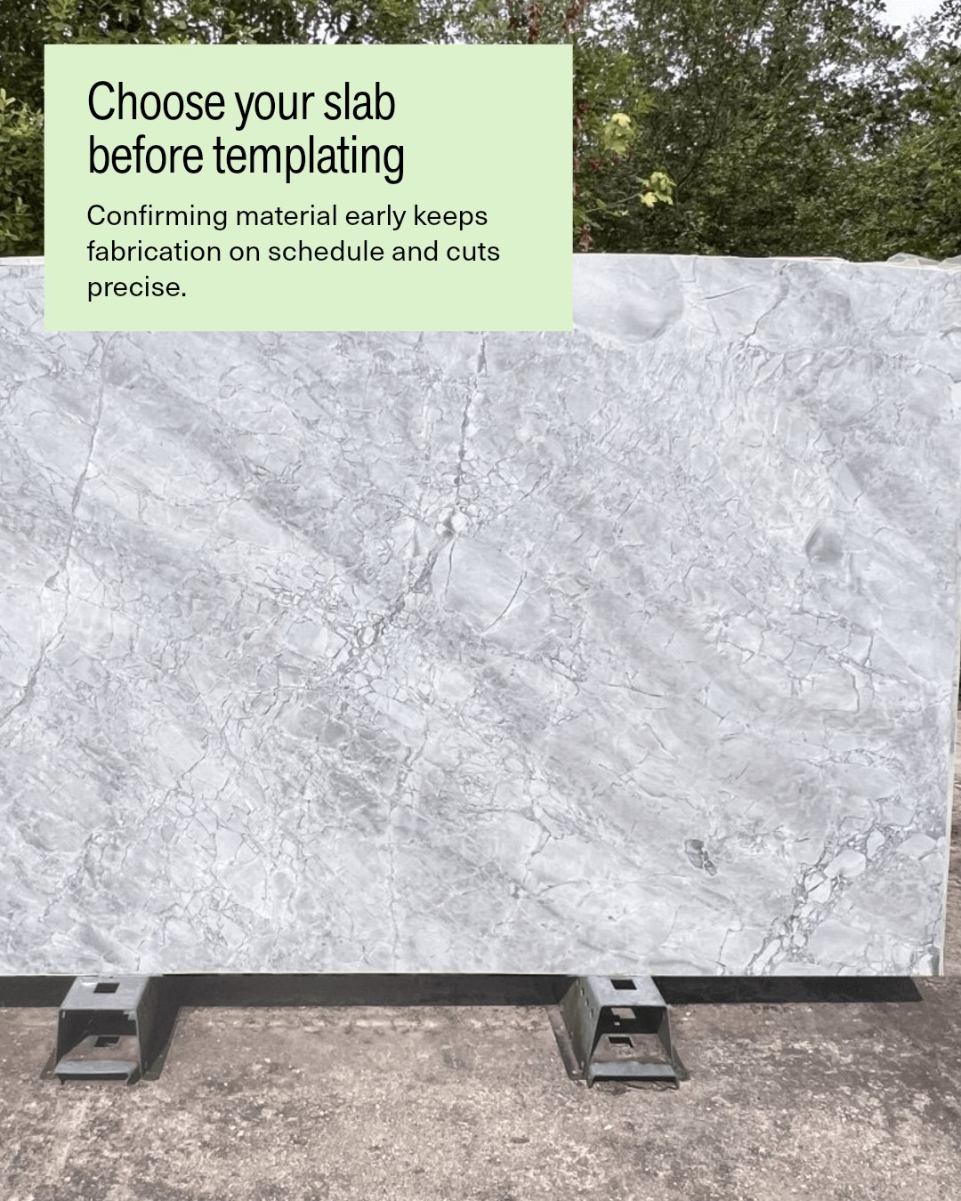 Choosing the right slab early changes the job before fabrication even starts.When the material i....